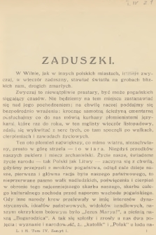 [Litwa i Ruś : miesięcznik ilustrowany, poświęcony kulturze, dziejom, krajoznawstwu i ludoznawstwu]. [T.4], [1912], [Zeszyt 1] + wkładka