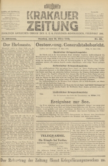 Krakauer Zeitung : zugleich amtliches Organ des K. U. K. Festungs-Kommandos. 1916, nr 80