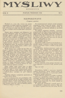 Myśliwy. R.2, 1938, nr 9