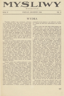 Myśliwy. R.2, 1938, nr 12