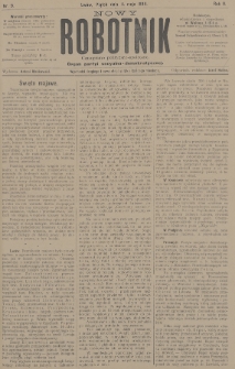 Nowy Robotnik : czasopismo polityczno-społeczne : organ partyi socyalno-demokratycznej. 1894, nr 9