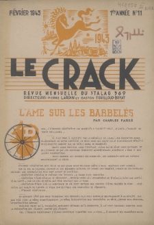 Le Crack : revue mensuelle du Stalag 369. 1943, nr 11