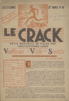 Le Crack : revue mensuelle du Stalag 369. 1943, nr 18