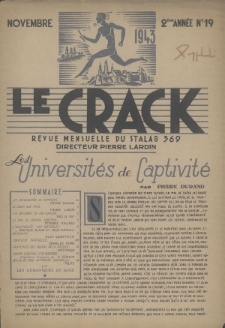 Le Crack : revue mensuelle du Stalag 369. 1943, nr 19