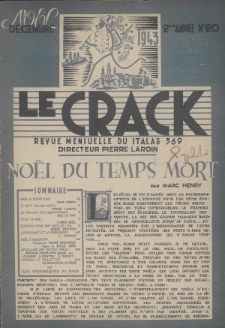 Le Crack : revue mensuelle du Stalag 369. 1943, nr 20