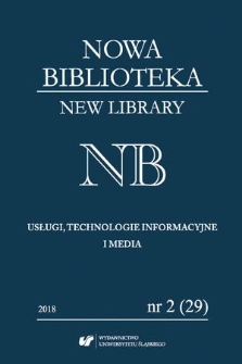 Nowa Biblioteka = New Library : NB : usługi, technologie informacyjne i media. 2018, nr 2