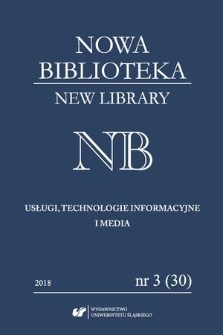 Nowa Biblioteka = New Library : NB : usługi, technologie informacyjne i media. 2018, nr 3