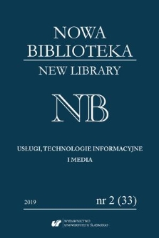 Nowa Biblioteka = New Library : NB : usługi, technologie informacyjne i media. 2019, nr 2