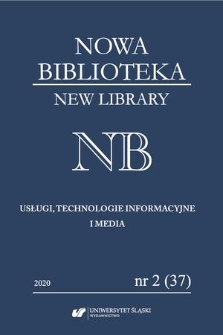 Nowa Biblioteka = New Library : NB : usługi, technologie informacyjne i media. 2020, nr 2