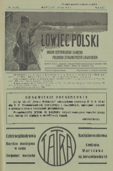 Łowiec Polski : pismo tygodniowe : organ Centralnego Związku Polskich Stowarzyszeń Łowieckich. R.22, 1929, nr 29