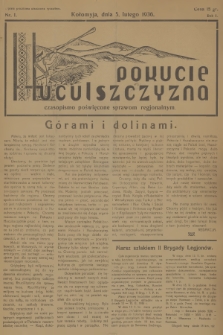 Pokucie i Huculszczyzna : czasopismo poświęcone sprawom regjonalnym. R.1, 1936, nr 1