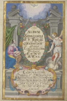 „Album Sodalitatis B. V. Mariae Annunciatae erectae in Collegio Societatis Jesu Vratislavie”
