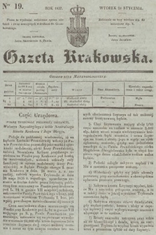 Gazeta Krakowska. 1837, nr 19