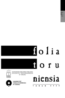 Folia Toruniensia. 20, 2020