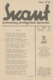 Skaut : ilustrowany dwutygodnik harcerski. T.25, 1938, nr 8