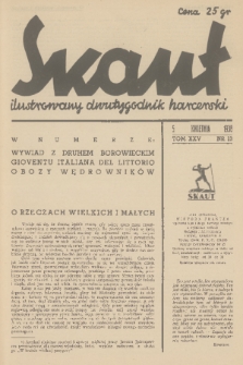 Skaut : ilustrowany dwutygodnik harcerski. T.25, 1938, nr 13