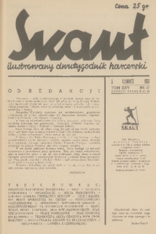 Skaut : ilustrowany dwutygodnik harcerski. T.25, 1938, nr 17