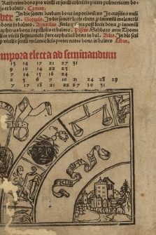 Almanach ad annum 1501 [?]