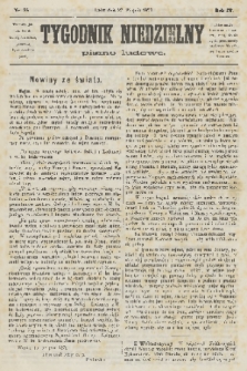Tygodnik Niedzielny : pismo ludowe : wychodzi jako dodatek do Gazety Narodowej. R.4, 1870, nr 35