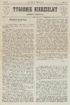 Tygodnik Niedzielny : pismo ludowe : wychodzi jako dodatek do Gazety Narodowej. R.5, 1871, nr 17