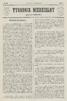 Tygodnik Niedzielny : pismo ludowe : wychodzi jako dodatek do Gazety Narodowej. R.5, 1871, nr 23
