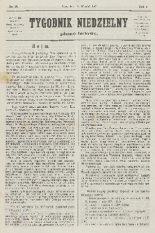 Tygodnik Niedzielny : pismo ludowe : wychodzi jako dodatek do Gazety Narodowej. R.5, 1871, nr 37