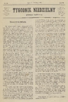 Tygodnik Niedzielny : pismo ludowe : wychodzi jako dodatek do Gazety Narodowej. R.6, 1872, nr 10