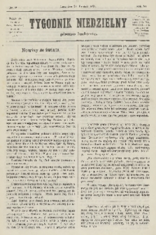 Tygodnik Niedzielny : pismo ludowe : wychodzi jako dodatek do Gazety Narodowej. R.6, 1872, nr 16