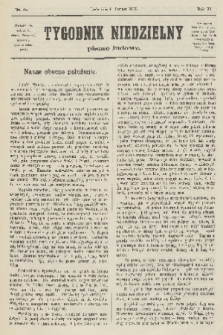 Tygodnik Niedzielny : pismo ludowe : wychodzi jako dodatek do Gazety Narodowej. R.6, 1872, nr 23