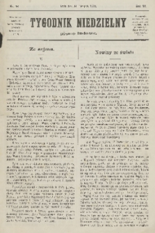 Tygodnik Niedzielny : pismo ludowe : wychodzi jako dodatek do Gazety Narodowej. R.6, 1872, nr 48