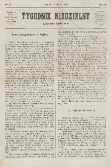 Tygodnik Niedzielny : pismo ludowe : wychodzi jako dodatek do Gazety Narodowej. R.7, 1873, nr 33
