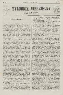 Tygodnik Niedzielny : pismo ludowe : wychodzi jako dodatek do Gazety Narodowej. R.7, 1873, nr 35