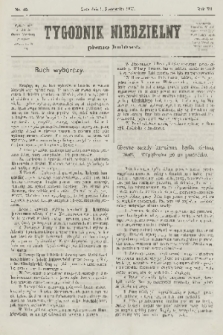 Tygodnik Niedzielny : pismo ludowe : wychodzi jako dodatek do Gazety Narodowej. R.7, 1873, nr 40