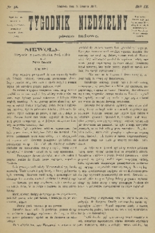 Tygodnik Niedzielny : pismo ludowe : wychodzi jako dodatek do Gazety Narodowej. R.11, 1877, nr 48
