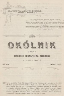 Okólnik : organ Krajowego Towarzystwa Rybackiego w Krakowie. 1902, [Nr] 59
