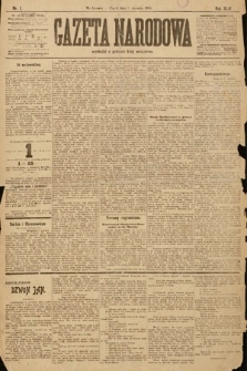 Gazeta Narodowa. 1904, nr 1