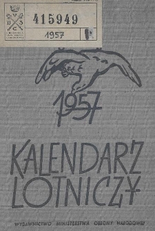 Kalendarz Lotniczy 1957