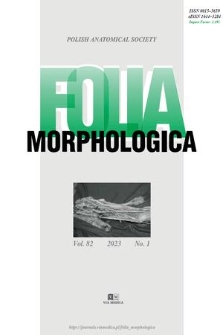 Folia Morphologica. Vol. 82, 2023, no. 1