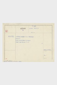Katalog kartkowy Biblioteki Jagiellońskiej: czasopisma: zakres skrzynki nr 103: NOU - NOWA