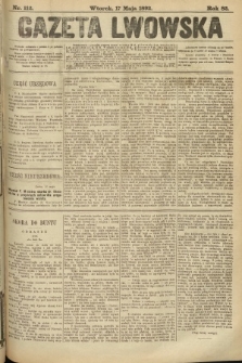 Gazeta Lwowska. 1892, nr 112