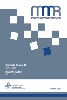 Modern Management Review. Vol. 28, 2023, no. 2
