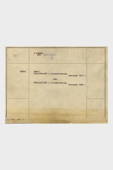 Katalog kartkowy Biblioteki Jagiellońskiej: czasopisma: zakres skrzynki nr 166: TEM - TO