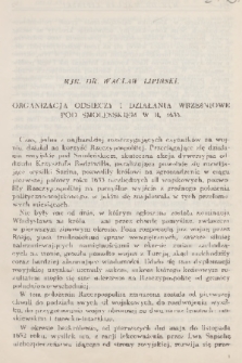 Przegląd Historyczno-Wojskowy : wydawany przez Wojskowe Biuro Historyczne. R. 5, T. 6, 1933, z. [2]