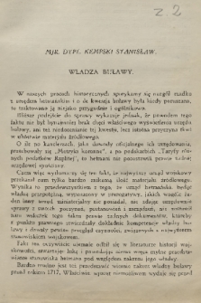 Przegląd Historyczno-Wojskowy : wydawany przez Wojskowe Biuro Historyczne. R. 6, T. 7, 1934, z. [2]