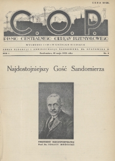 C. O. P. : pismo Centralnego Okręgu Przemysłowego. 1938, nr 2