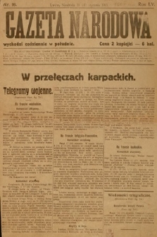Gazeta Narodowa. 1915, nr 16
