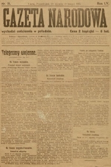 Gazeta Narodowa. 1915, nr 18