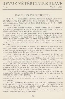 Revue Vétérinaire Slave. T. 2, 1935, nr 3
