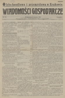 Wiadomości Gospodarcze. R. 1, 1916, nr 20
