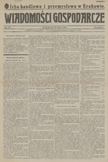 Wiadomości Gospodarcze. R. 1, 1916, nr 25
